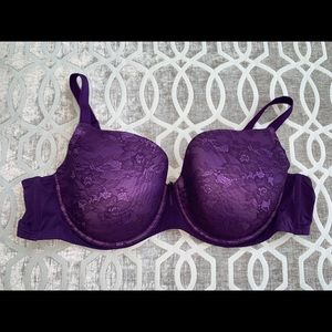 Sexy purple bra plus size